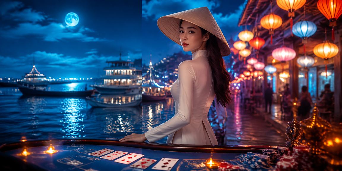 Người chơi Baccarat tại Côn Đảo với nón lá – không khí casino trực tuyến đậm chất Việt Nam