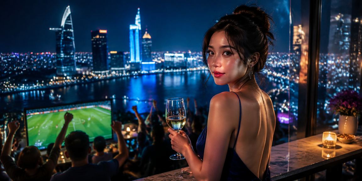 Người dùng tại TP. Hồ Chí Minh kiểm tra giới hạn cá cược trên điện thoại bên ly cà phê