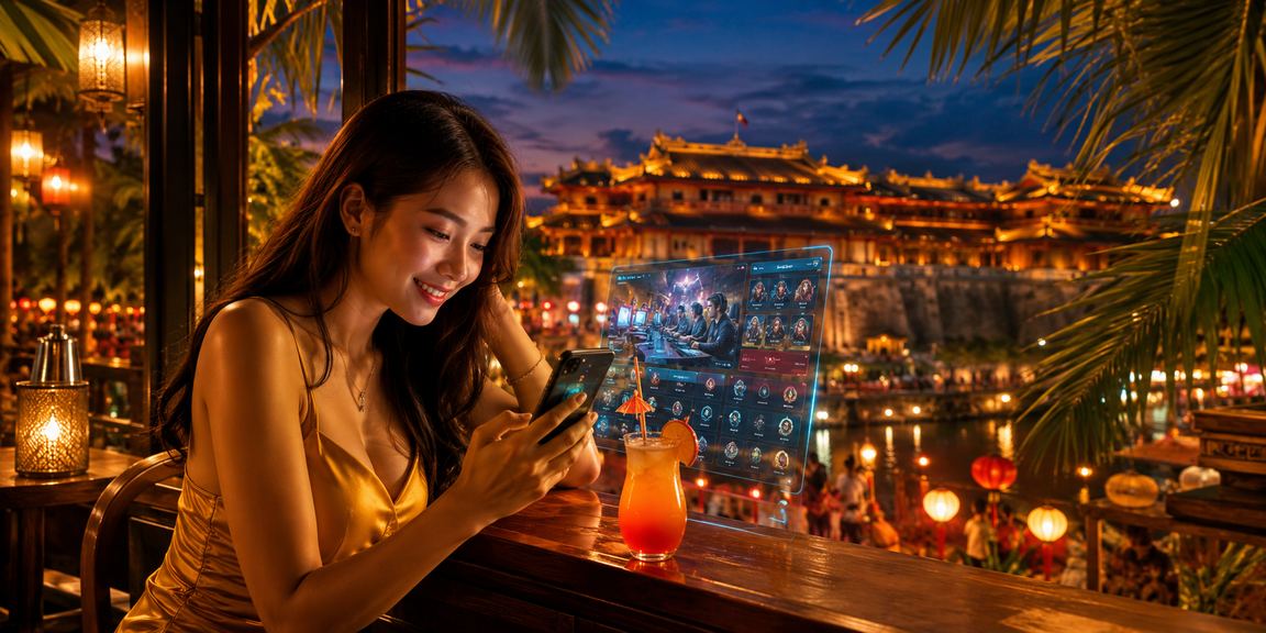 Cảnh đêm Huế – esports và giải trí trực tuyến sôi động