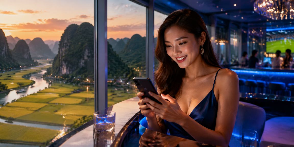 Người chơi dùng điện thoại trải nghiệm casino trực tuyến tại vùng nông thôn Ninh Bình