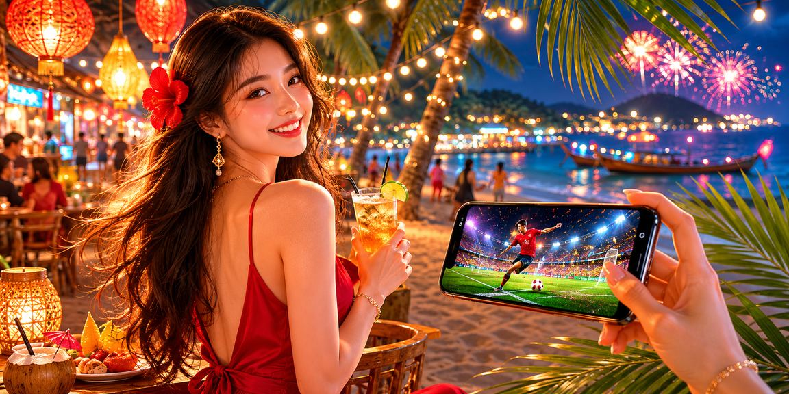 Bầu không khí xem bóng đá ban đêm tại Phú Quốc – thể thao và giải trí
